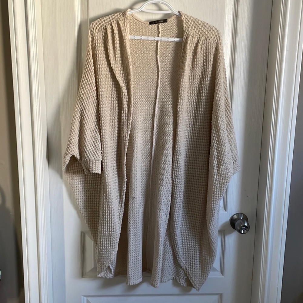 Beige Suzy Shier Cardigan